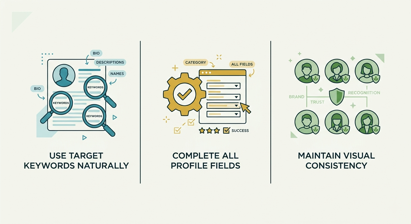 Profile Optimization as the Starting Point for Search Discovery- Social Media Optimization