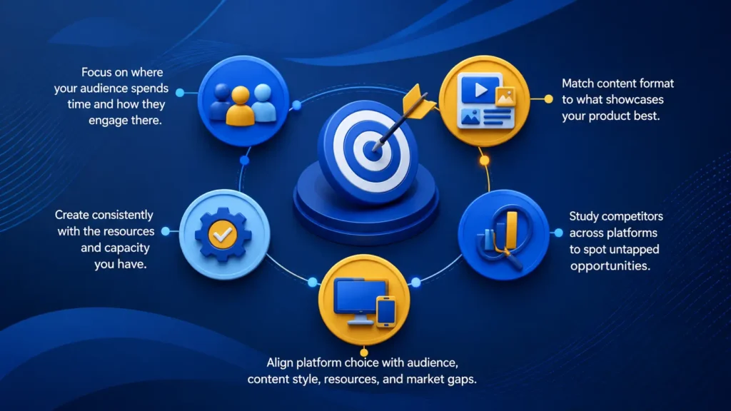 Choosing the Right Social Media Platforms for Your Business- social media marketing
