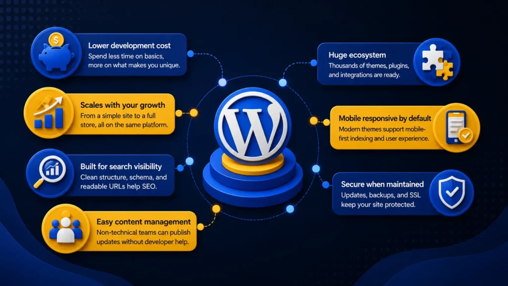 Core Benefits of WordPress Web Development for Businesses