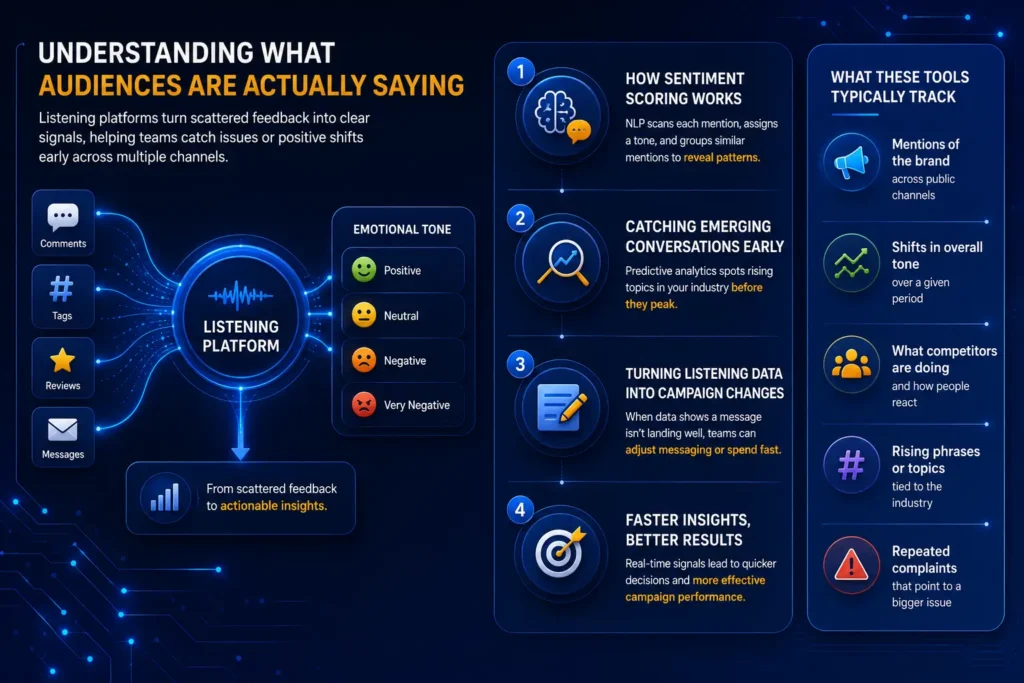 Understanding What Audiences Are Actually Saying- ai in social media marketing