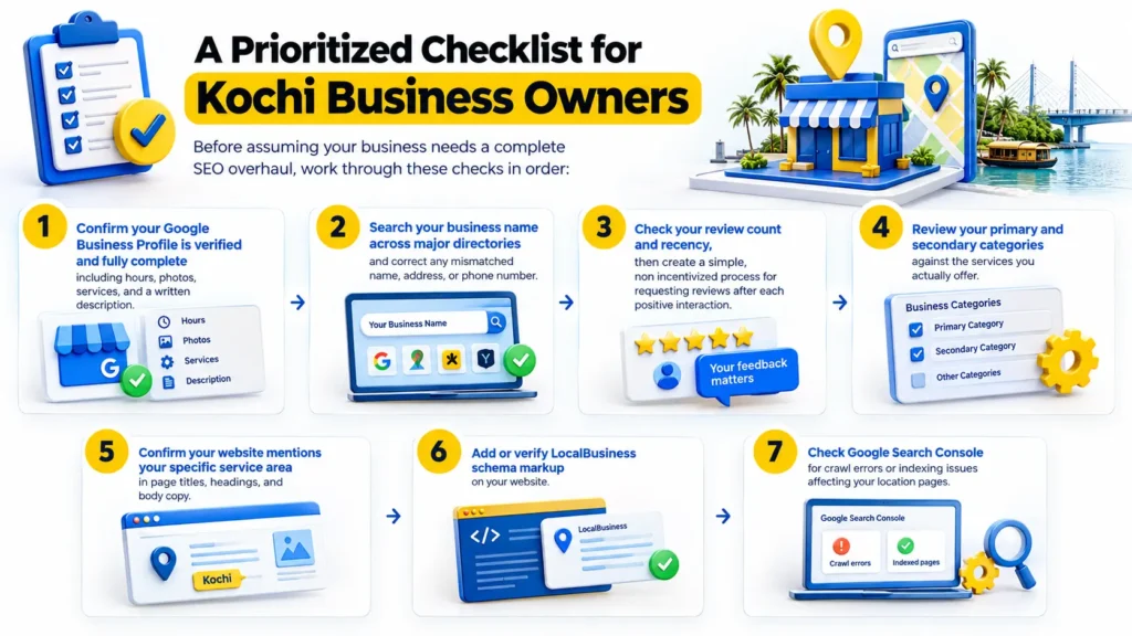 A Prioritized Checklist for Kochi Business Owners