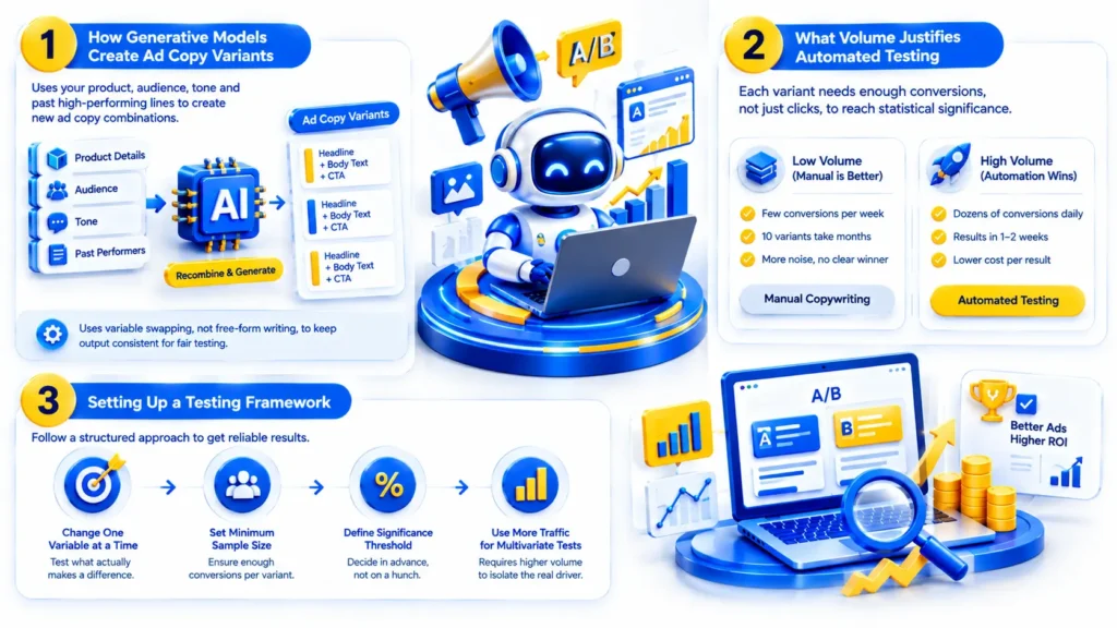 AI-Generated Ad Copy Testing and Variation at Scale AI for Ad Creative and Copy Generationa