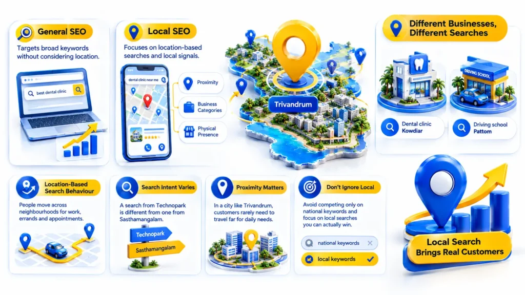 What Local SEO Means for a Trivandrum Business - How Local SEO Helps Trivandrum Businesses