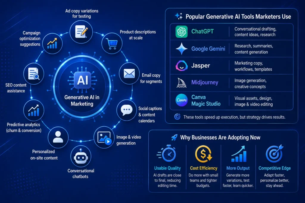 Where Businesses Are Already Using Generative AI in Marketing