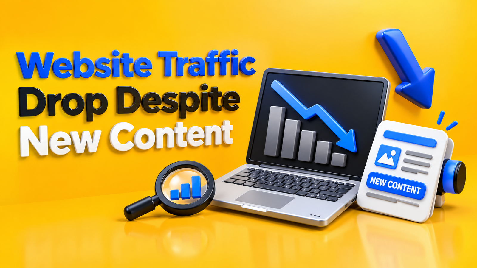 Website Traffic Drop Despite New Content: Why It Happens and How to Fix It