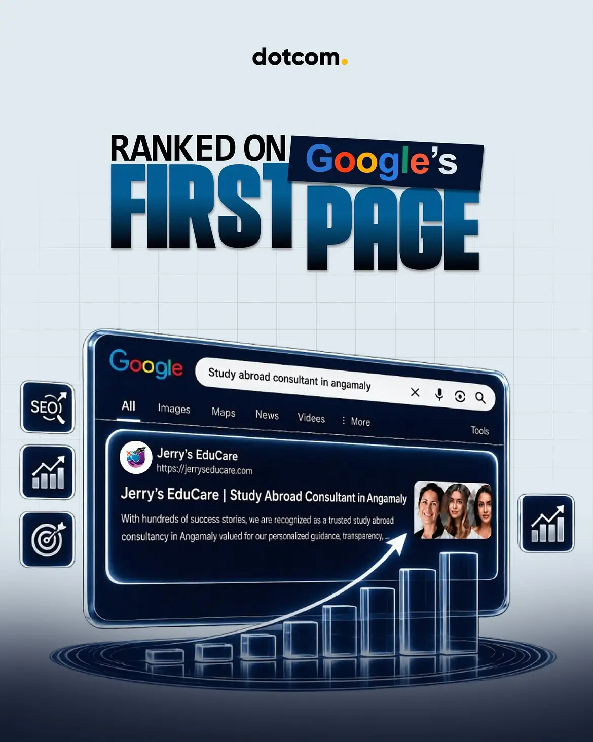 Your business doesn’t need more ads. It needs to be found when customers are already searching. From visibility to credibility — ranking on Google’s first page changes everything. 📈 More clicks. More trust. More conversions. Helping brands turn searches into real business growth with strategic SEO. 🔍✨ (SEO services, Google first page ranking, digital marketing Kerala, study abroad SEO, SEO expert Kerala, Google ranking, organic traffic, search engine optimization, business growth, website ranking, lead generation, local SEO, SEO agency Kerala, Google search visibility, online marketing)
